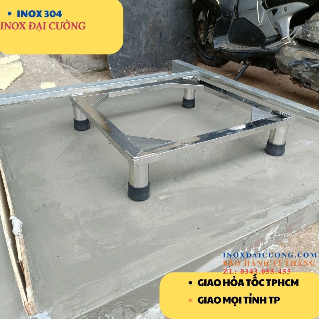 KỆ MÁY SẤY QUẦN AO, KỆ MÁY GIẶT FULL INOX - INOX ĐẠI CƯỜNG