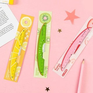 Thước kẻ cute hình hoa quả 15cm guangbo h05338