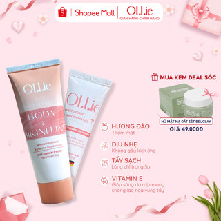 Kem tẩy lông OLLIE , tẩy lông vùng kín, nách, tay, chân, an toàn không đau rát dung tích 50ml