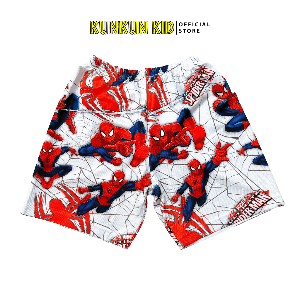 Quần áo trẻ em Kunkun Kid TP270 in 3d size đại từ 10-60kg - Bộ cộc tay bé trai thun lạnh thoáng mát