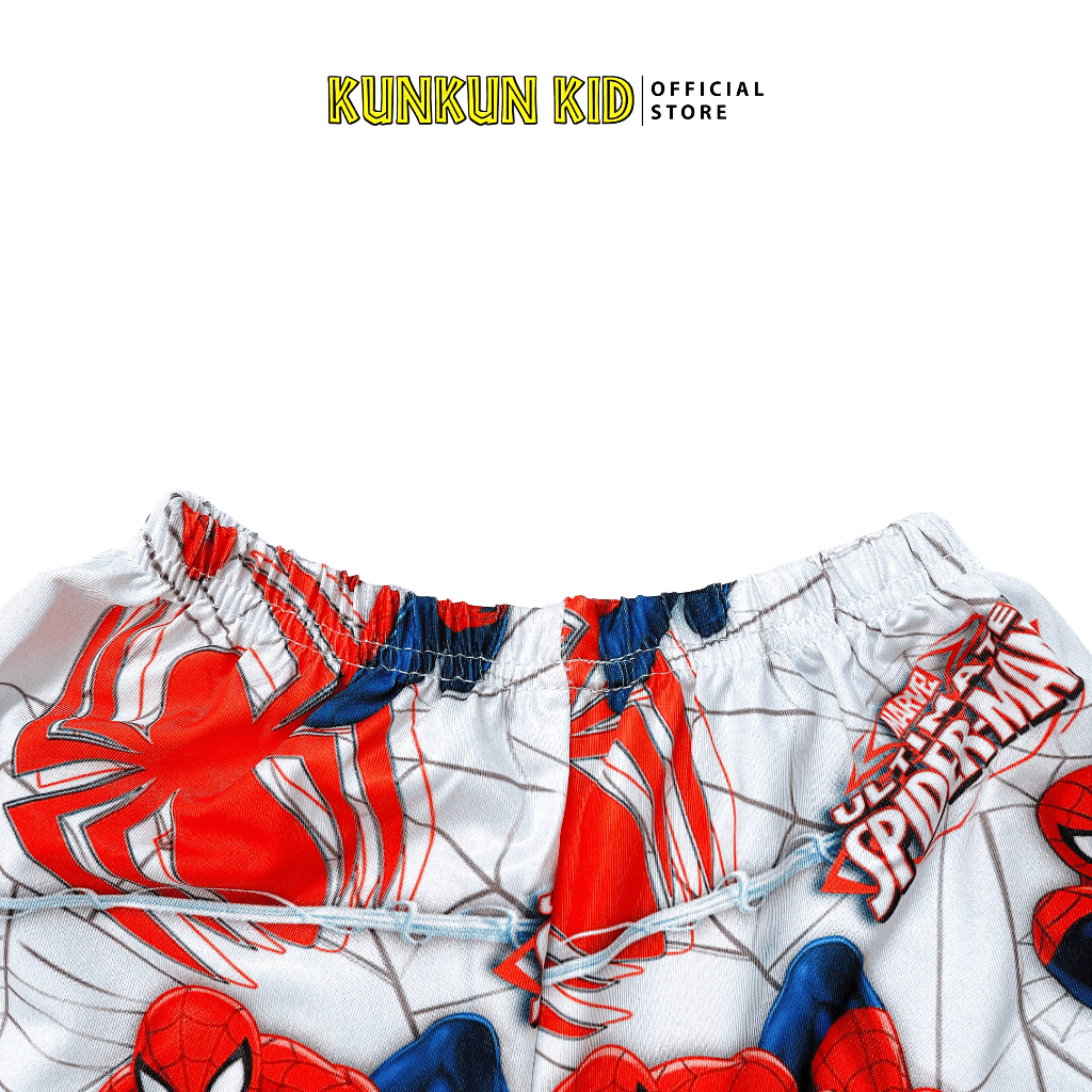Quần áo trẻ em Kunkun Kid TP270 in 3d size đại từ 10-60kg - Bộ cộc tay bé trai thun lạnh thoáng mát