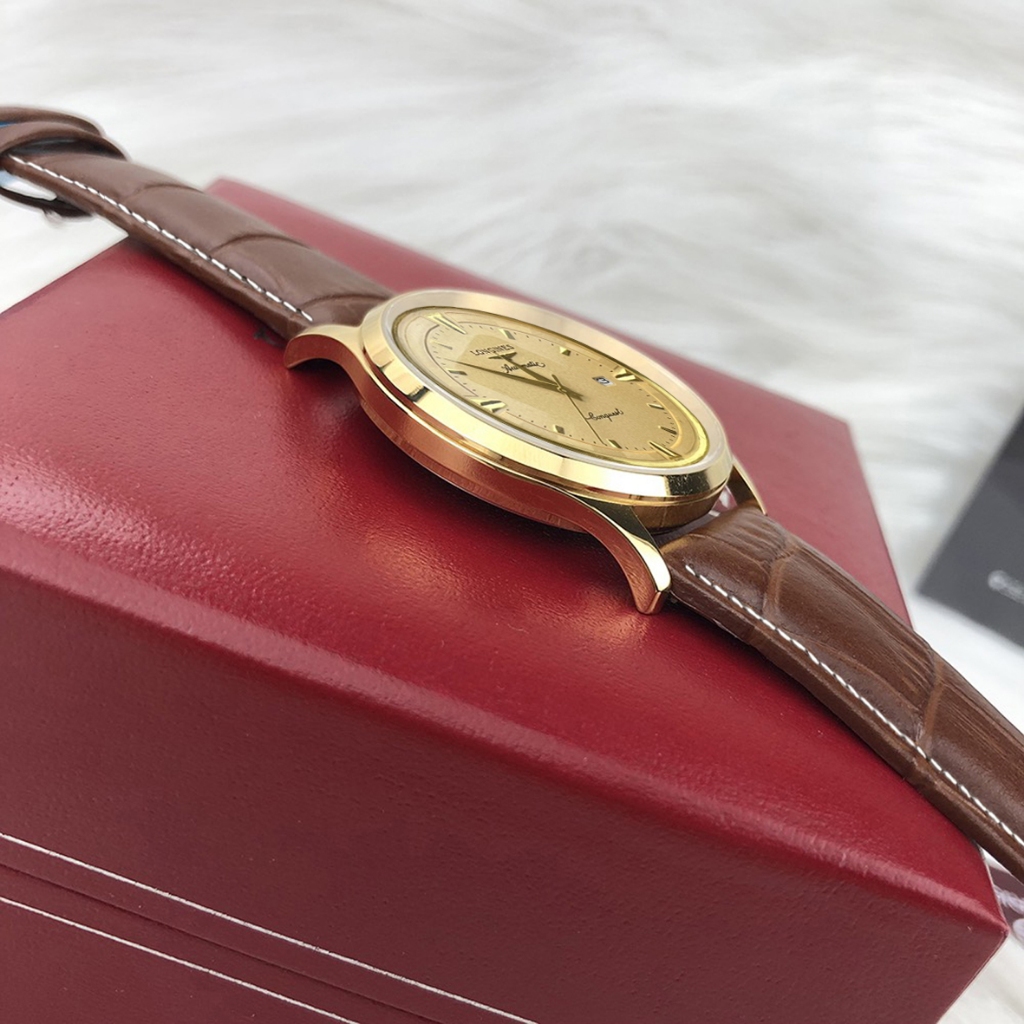 Đồng Hồ Nam Logie Japan Watch Dây Da Cao Cấp Size 40mm Chống Nước Tốt Bảo Hành 12 Tháng