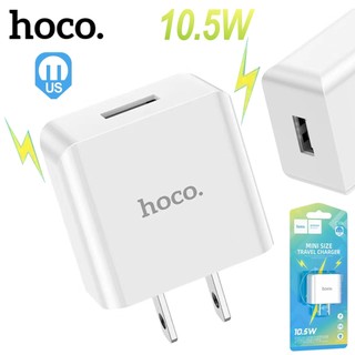 Củ sạc chính hãng HOCO C106 1 USB Đầu cắm sạc du lịch USB 10,5W chất liệu PVC chống cháy  Sản phẩm mới nhất