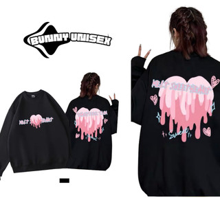 Áo sweater nỉ bông cotton unisex nam nữ mặc cặp đôi dài tay siêu ấm dễ thương tặng người yêu BUNNY