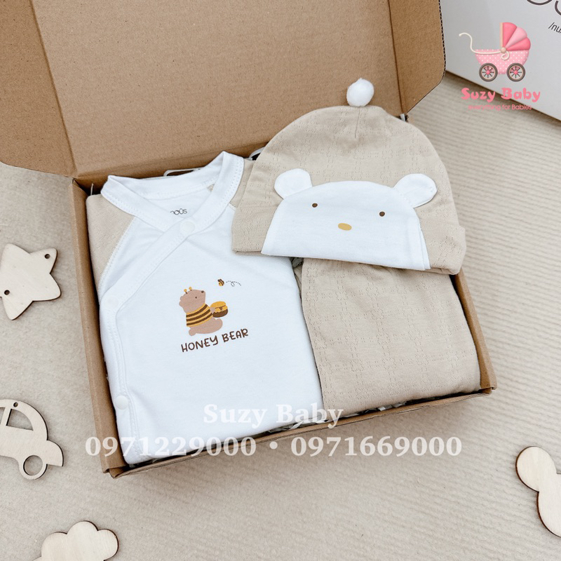 Set quà sơ sinh chất bamboo petit mềm mịn cho bé