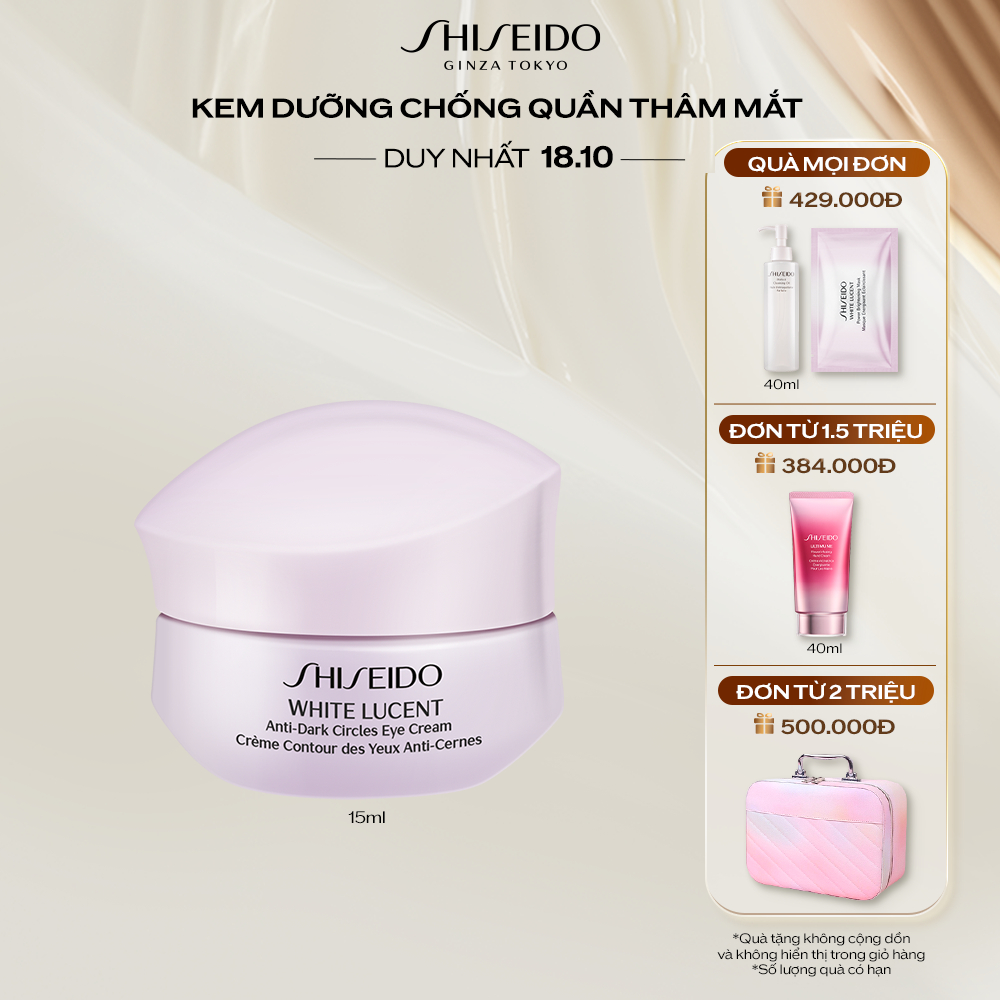 Kem dưỡng mắt Shiseido White Lucent Anti-Dark Circles Eye Cream 15ml