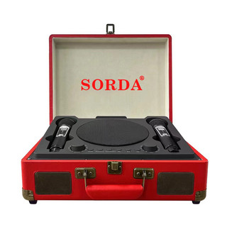  Loa Va Li Sách Tay Karaoke SORDA SD 2109 Thiết Kế Hình Chữ Nhật  Tích Hợp 2 Micro Không Dây Cao Cấp Độ Bền Cao. 