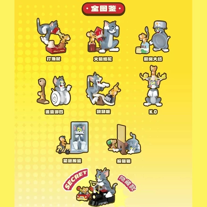 Mô Hình Blind Box TOM and JERRY Battle Series