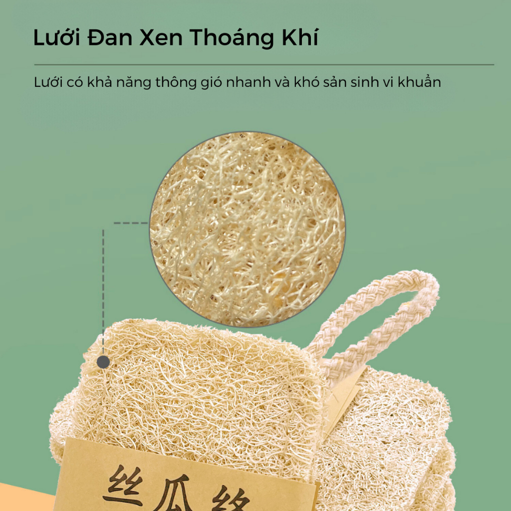 Xơ Mướp Tự Nhiên Rửa Chén Bát Urhome