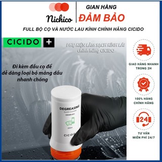 Nước lau kính lái ô tô tặng kèm đầu cọ thông minh giúp loại bỏ dầu trên kính,phụ kiện rửa kính làm sạch xe