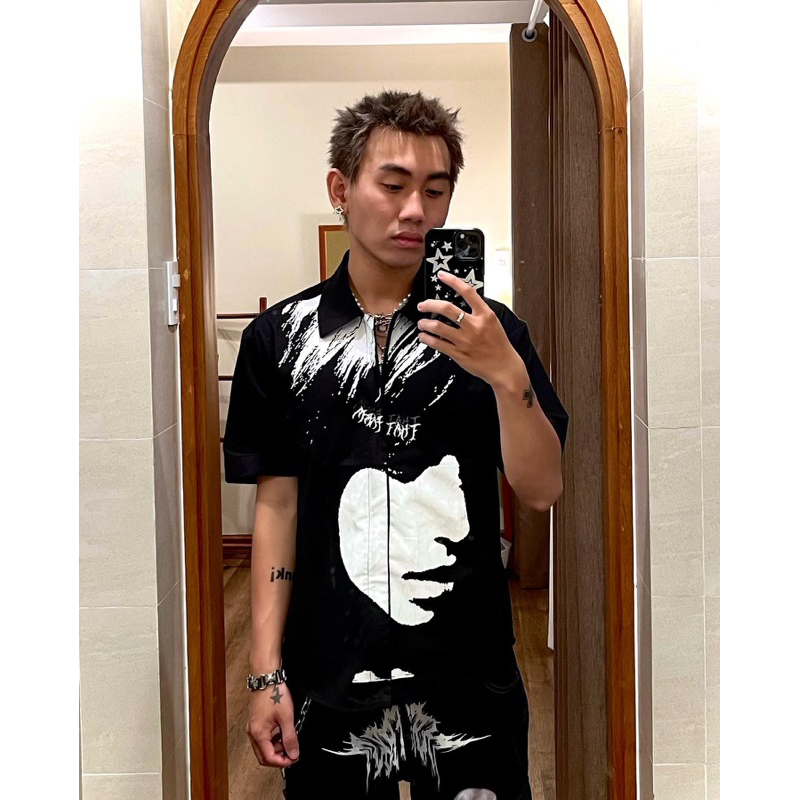 Áo sơ mi 𝐈.𝐋.𝐂.𝐊 𝐒𝐇𝐈𝐑𝐓 𝐙𝐈𝐏