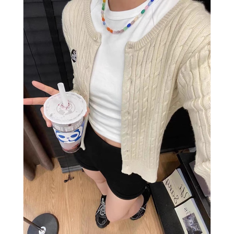 Áo cardigan be thêu