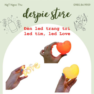 Đèn led chữ Love - đèn led hình trái tim - đèn led fairy 2m nhấp nháy 3 chế độ sáng trang trí hộp quà
