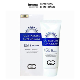 Kem Chống Nắng Nâng Tone,Dưỡng Da Hàn Quốc GC Nature Sun Cream SPF 50+ PA++++ 60ml