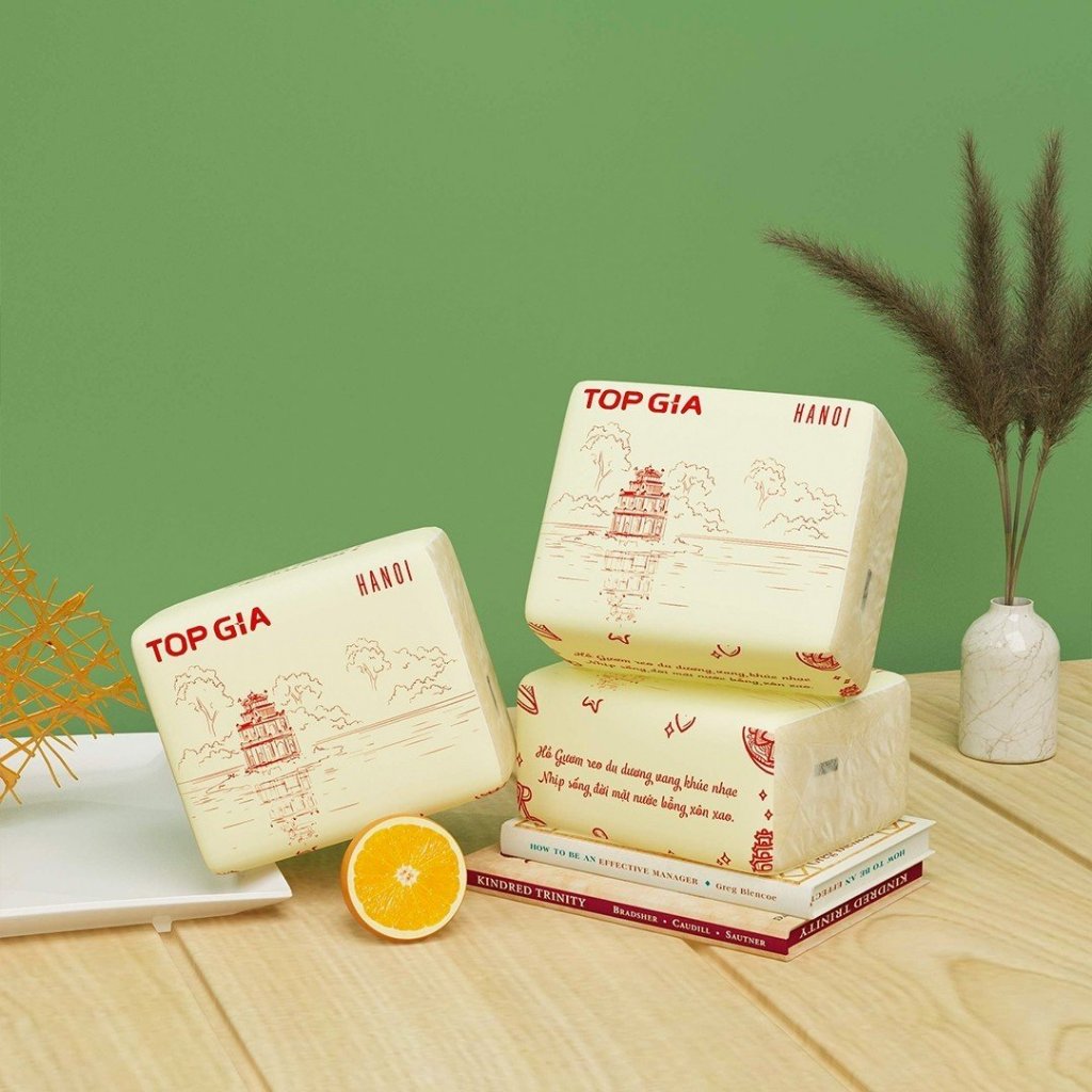 Giấy ăn gấu trúc TopGia cao cấp, khăn giấy từ bột tre 4 lớp thùng 20 30 gói 300 tờ 4 lớp siêu dai, siêu mềm mịn