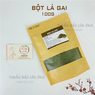Bột lá gai 100g, bột làm bánh ít lá gai nguyên chất - Lãn Ông