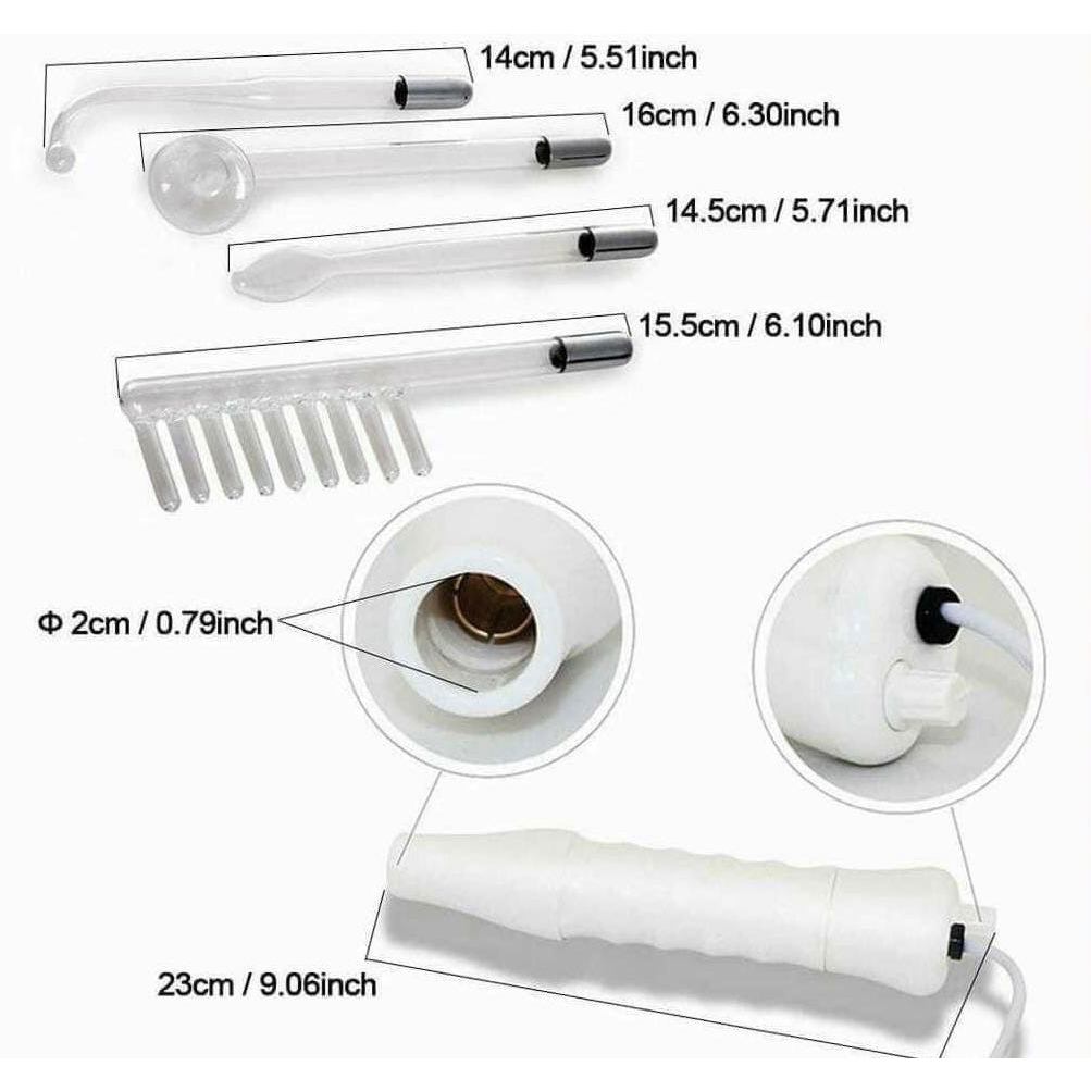 Máy Điện Tím, Điện Cam Sát Khuẩn Giảm Sưng Đỏ Cầm Tay Sau Nặn Mụn Bảo Hành 12 Tháng