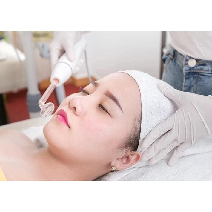 Máy Điện Tím, Điện Cam Sát Khuẩn Giảm Sưng Đỏ Cầm Tay Sau Nặn Mụn Bảo Hành 12 Tháng