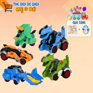 Đồ chơi xe biến hình khủng long cho bé, đồ chơi xe ô tô biến hình