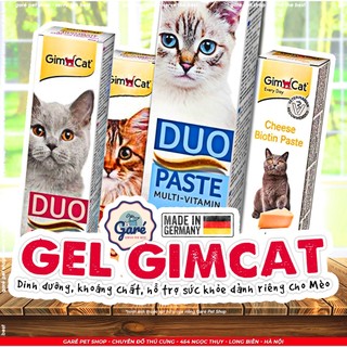 Gel Gimcat cho Mèo Vitamin Tiêu búi lông Tiêu hóa Tiết niệu đủ dòng Urinary Malt Soft Relax Garé Đức
