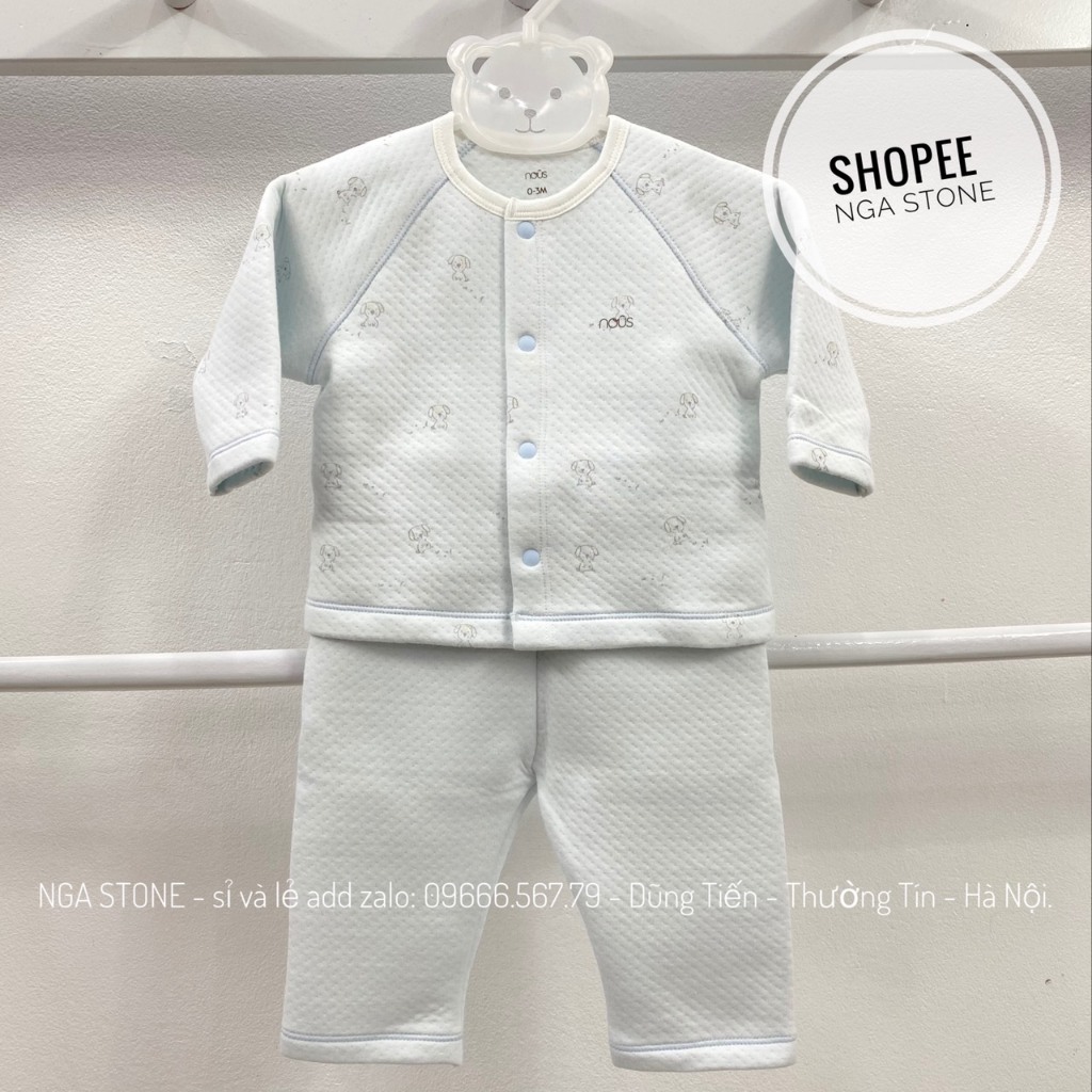 Bộ đồ dài chần bông cho bé sơ sinh đến 10kg