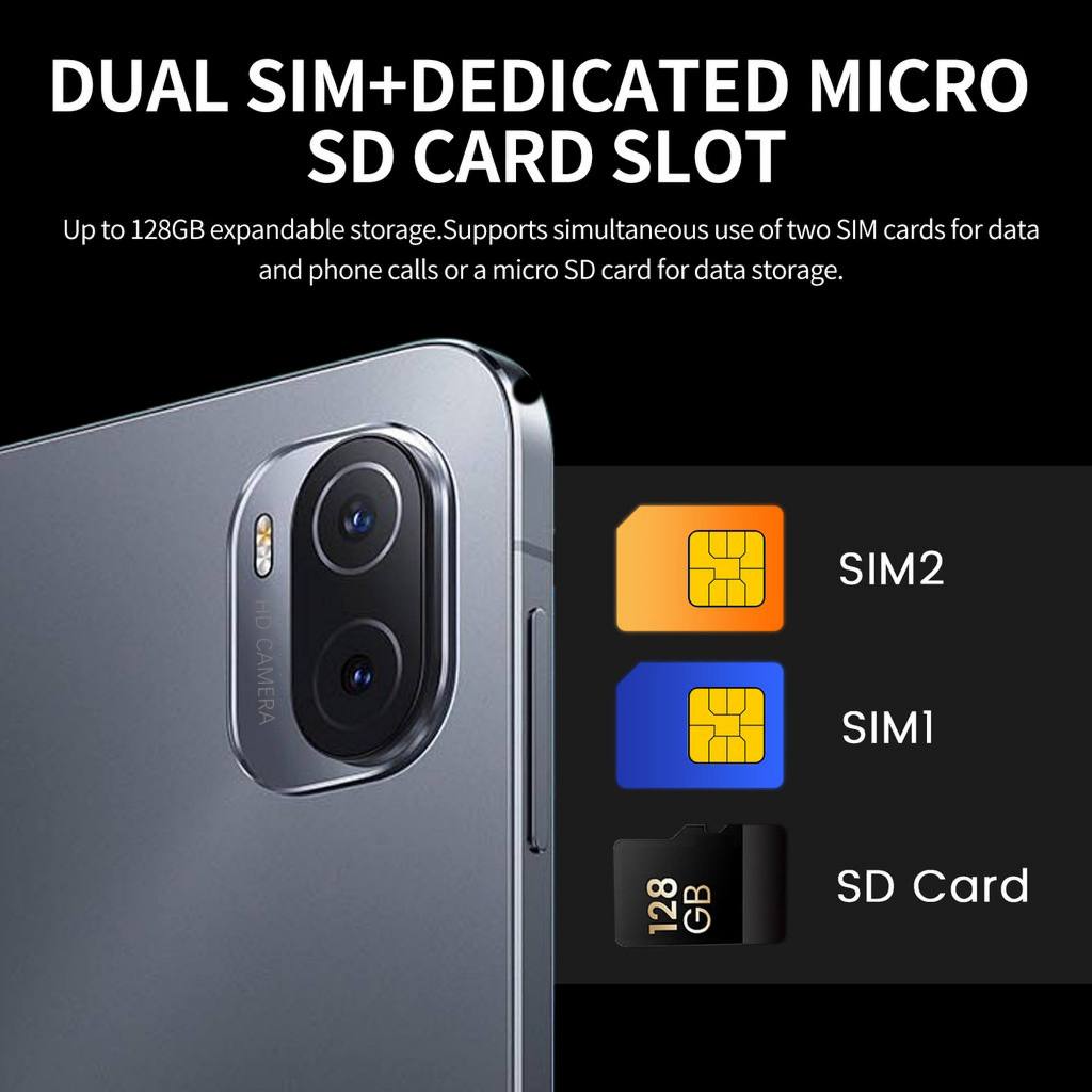 Máy tính bảng X6 Pro Khuyến mãi lớn ban đầu10,8 inch 16GB + 512GB Màn hình 8800mah 5G/WIFI Dual SIM Máy tính bảng giá rẻ