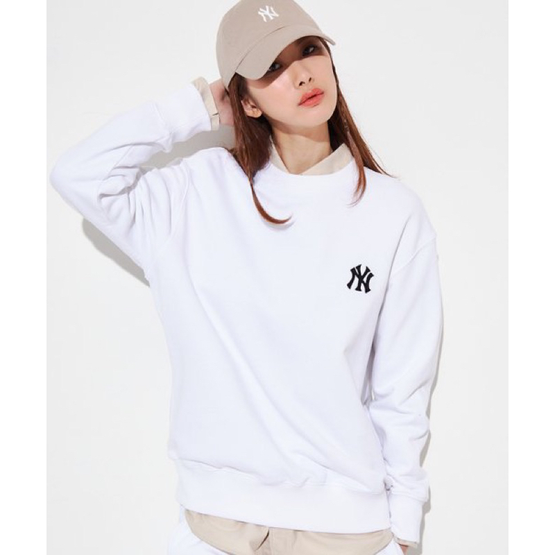 Áo Sweater MLB Basic Logo NY
