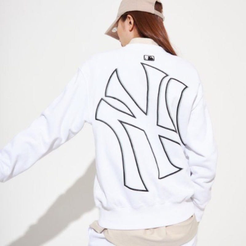 Áo Sweater MLB Basic Logo NY