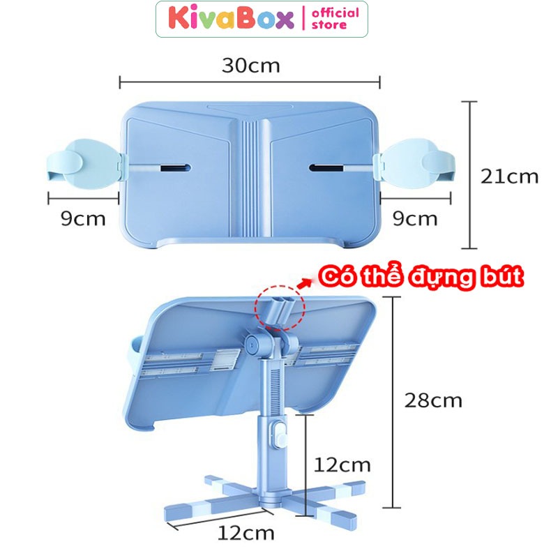 Hộp đừng bút tự kỉ luật văn phòng phẩm 2 trong 1 xoay 360 độ Kivabox dành cho học sinh