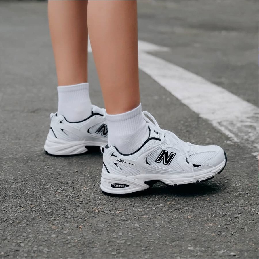 😘  Giày New Balance 530 Panda  - HÀNG CHÍNH HÃNG 100%