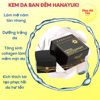 Kem dưỡng trắng sáng da ban đêm lớn hana white night 25g