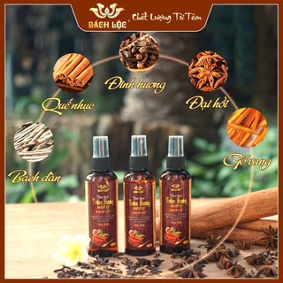 Nước lau ban thờ bàn thờ đồ thờ cúng phong thủy Trầm hương ngũ vị Bách Lộc  chai 100ml
