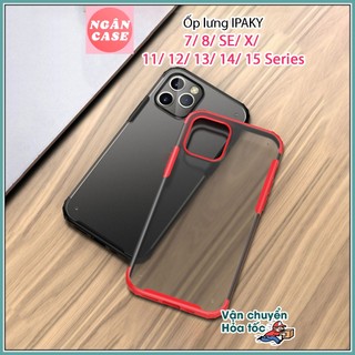 Ốp lưng IPAKY iPhone 15/ 14/ 13/ 12/ 11 Series/ XR/ X/ XS/ XS Max/ 7/ 8/ SE2/ SE3/ 7 Plus/ 8 Plus