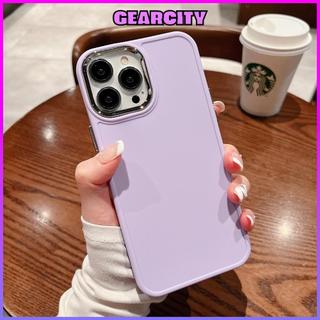 Ốp lưng iPhone Silicon Chống Sốc Viền Camera Nút Kim Loại Nhiều màu iPhone 11 12 13 14 15 Pro Max