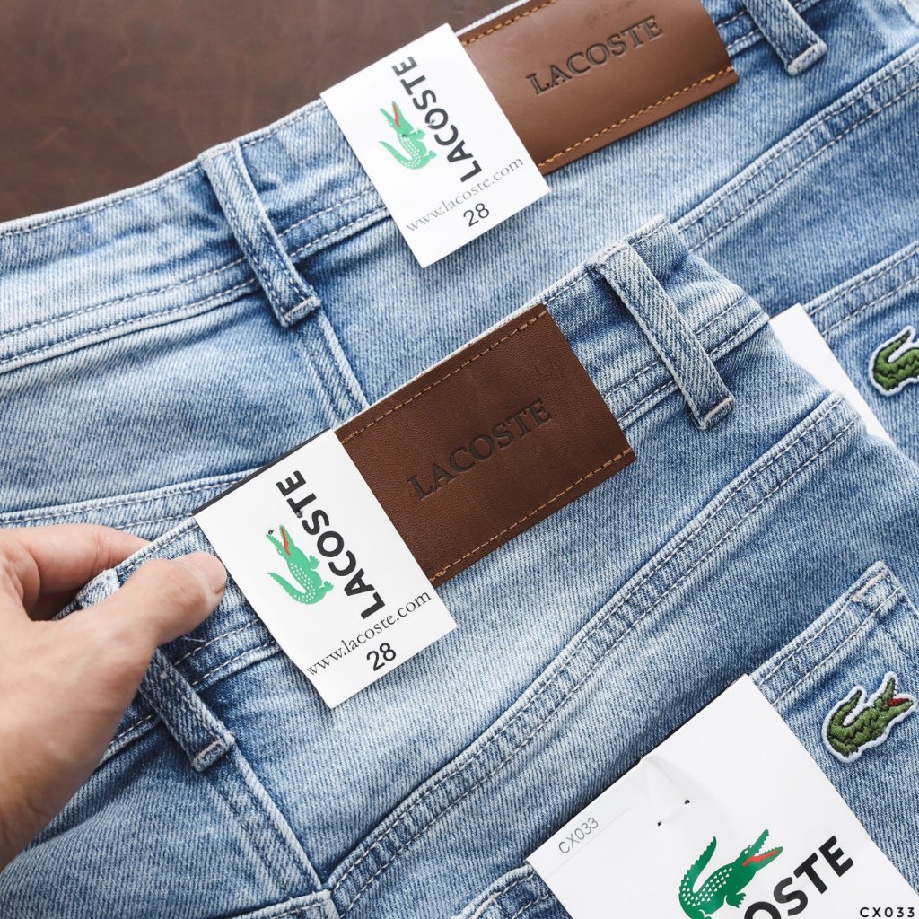 Quần Jean Dài Nam Lcst Xanh Đá, Form Slim-fit, chất vải co giãn nhẹ, ống 15-18cm, Hàng VNXK - CX033