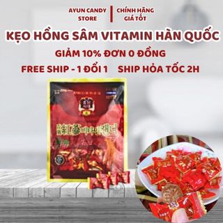  kẹo Hồng Sâm vitamin Hàn Quốc 200g/gói - kẹo sâm Hàn Quốc