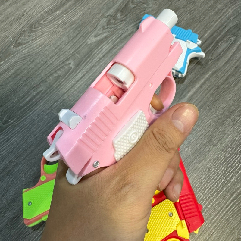 Súng Cà Rốt M1911 In 3D Súng Củ Cải Đồ Chơi Vô Tri Súng Trọng Lực Giải Tỏa Stress