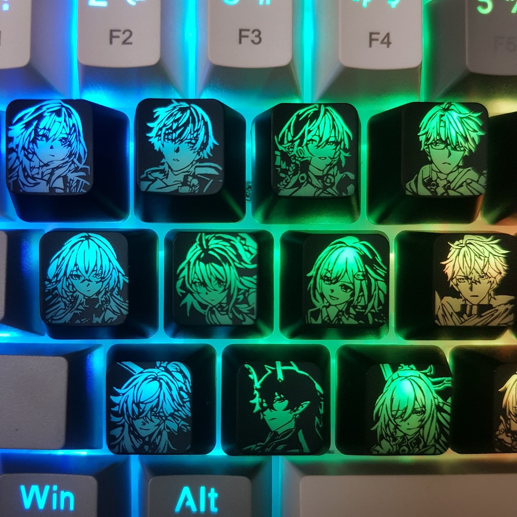 Keycap ESC Xuyên Led Avatar Hơn 30 Nhân Vật Honkai: Star Rail Stelle Himeko Bronya Seele Clara Kafka Genshin Impact