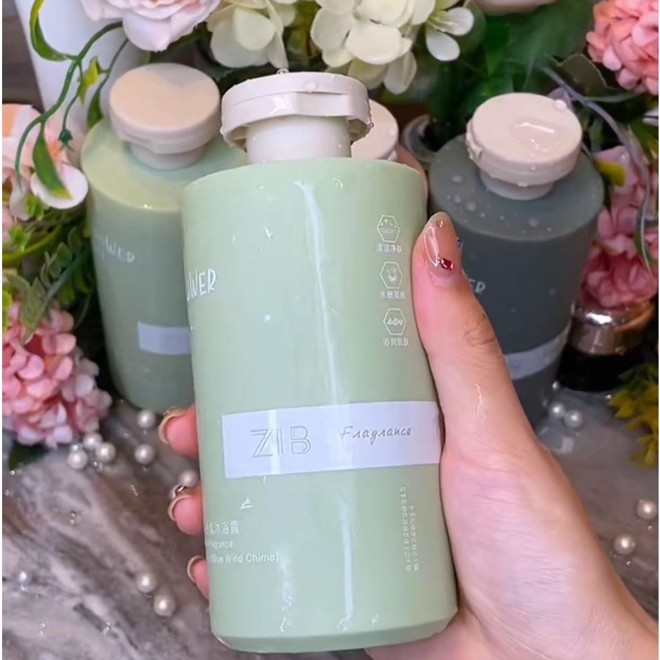 Sữa tắm nước hoa thơm lâu zip 300ml, Làm sạch da, lưu hương lâu Sữa dưỡng thể dưỡng trắng mềm da, chống lão hóa