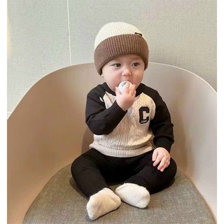 Sét bộ áo len mềm mại cho bé trai 5-13kg