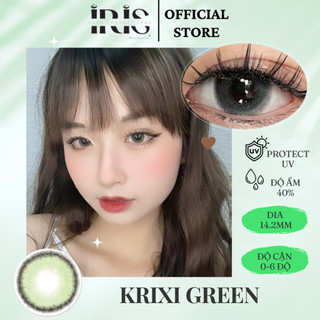 Kính áp tròng cao cấp IRIS Krixi Green Lens | Có độ cận từ 0 - 6 độ