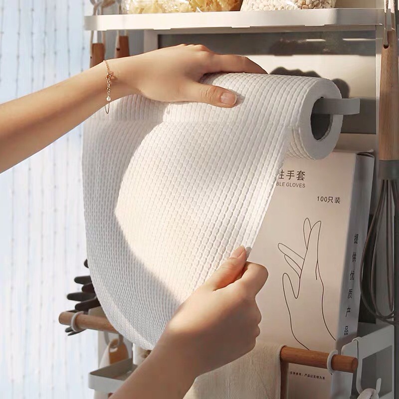 Giấy Lau, Khăn Lau Đa Năng Cuộn Siêu Dai Có Thể Giặt Tái Sử Dụng