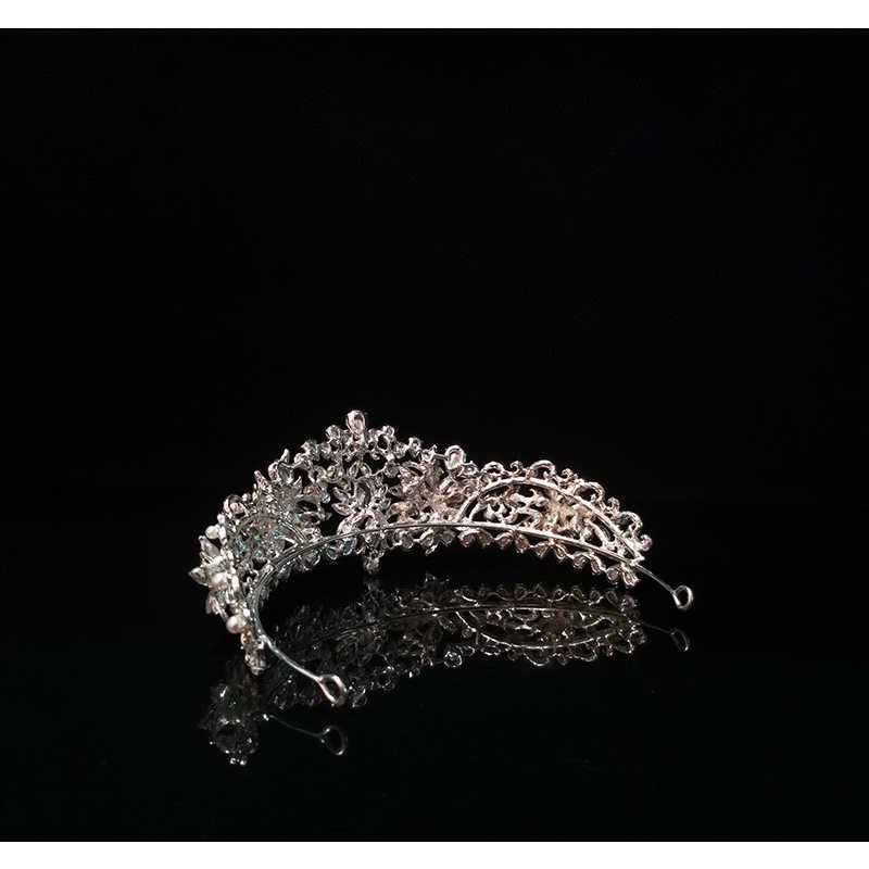 Vương Miện Cài Tóc Cô Dâu Kiểu Dáng Xinh Xắn mã W1209