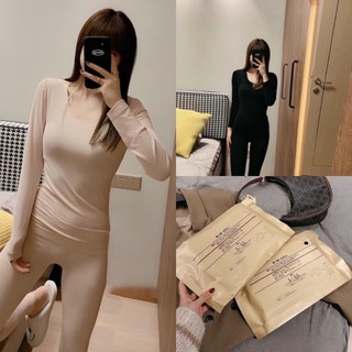 Bộ Quần Áo Giữ Nhiệt Cho Nữ, Mặc Bên Trong Chống Rét Mỏng Nhẹ Ôm Sát Cơ Thể Siêu Co Giãn mã 198