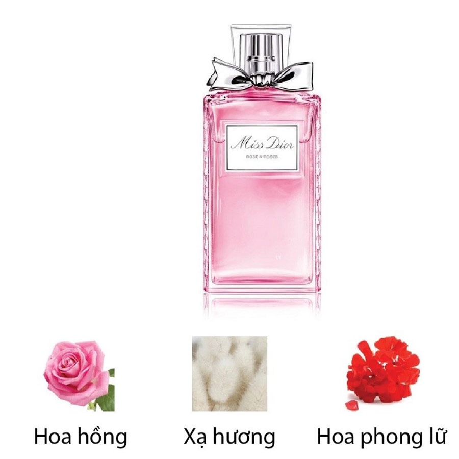 Nước Hoa Nữ Dior Miss Dior Rose N’Roses 100ml - Hương Nước Hoa Nhẹ Nhàng Sang Trọng