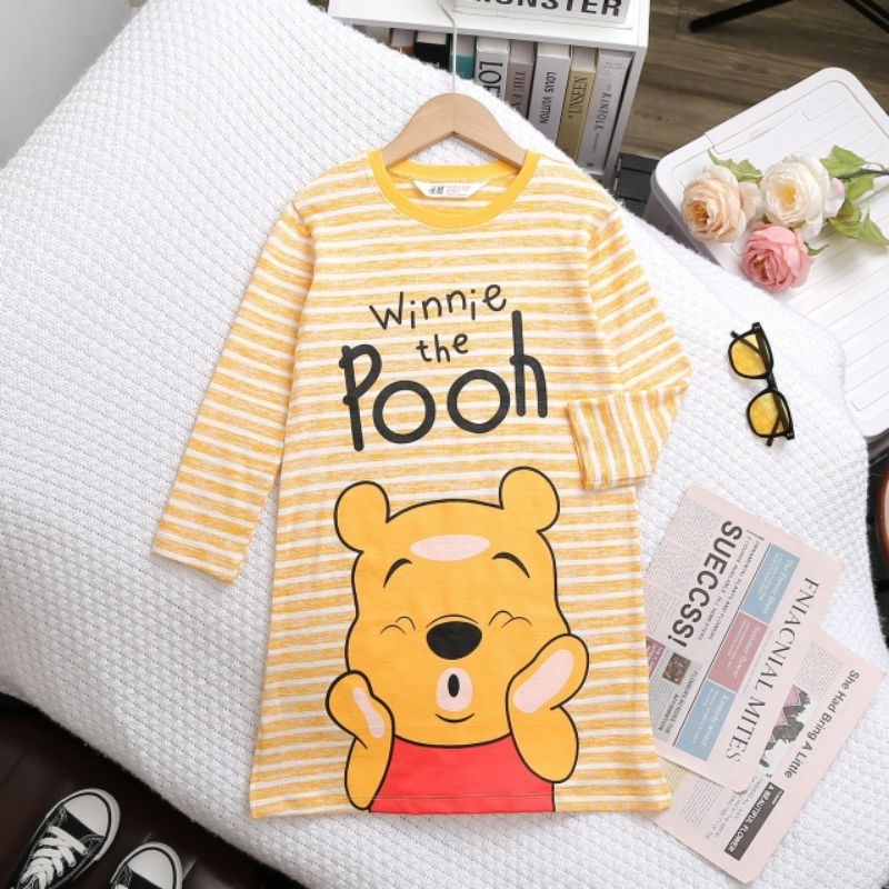 🔥]SALE SOCK] Váy H.M tay dài bé gái xuất dư xịn đẹp Size 20-48kg