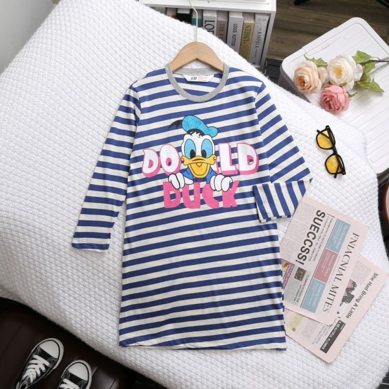 🔥]SALE SOCK] Váy H.M tay dài bé gái xuất dư xịn đẹp Size 20-48kg