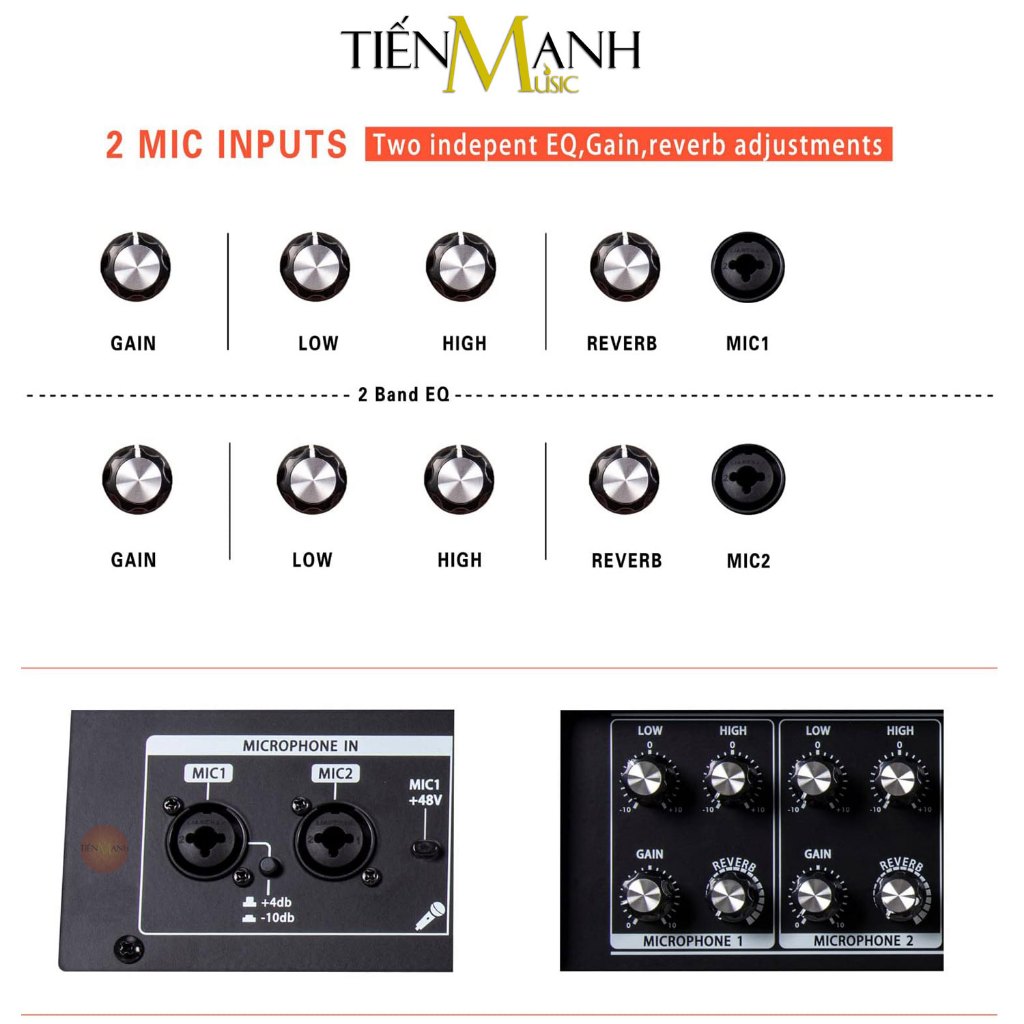 Amply Guitar Acoustic Coolmusic BP60D 120W - Loa Ampli Cool Music Amplifier BP60