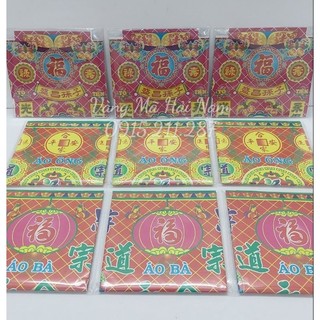 Vải áo bà /áo ông /áo tổ tiên gấp sẵn hàng đẹp - cúng giỗ /thanh minh /tảo mộ /lễ tết