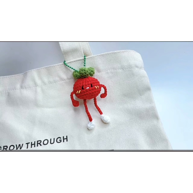 🍅TOMATO KEYCHAIN🍅Móc khoá len quả cà chua cute🍅